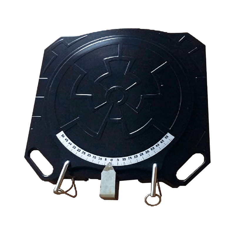 OY4509 2-Ton Aluminum Alloy 360° Rotating Turn Table