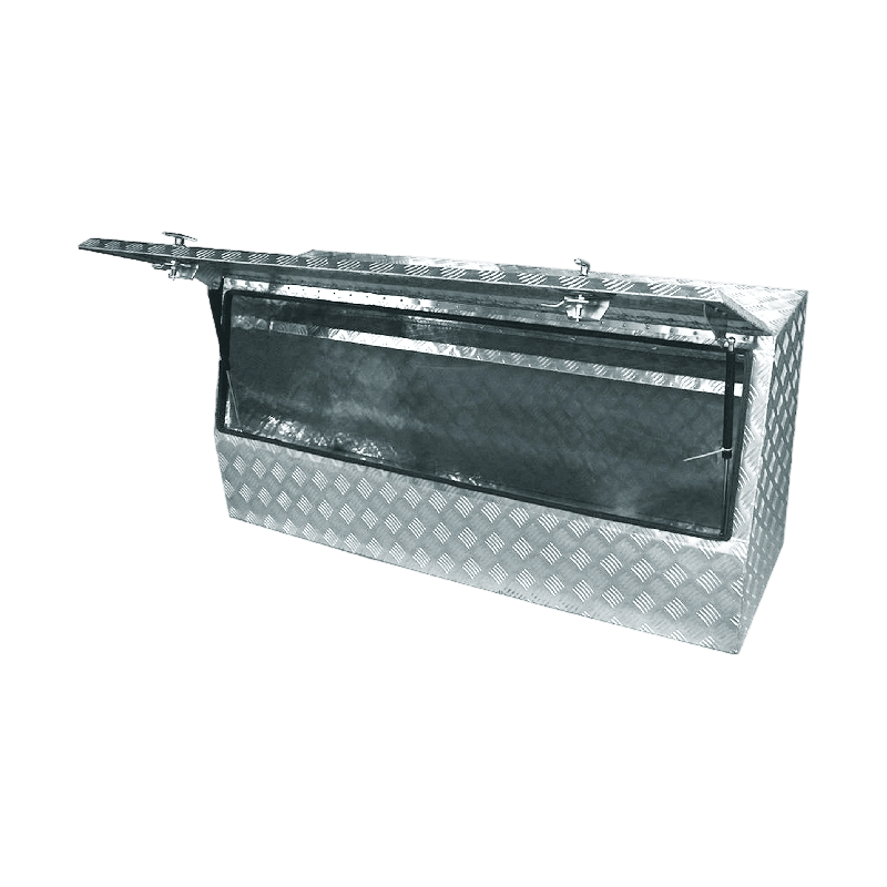 OY9082 hinged-lid  Aluminum Lockable Tool Case