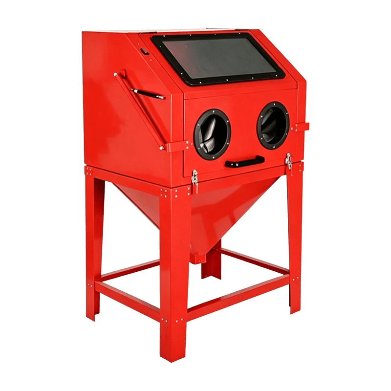 OYSBC350F 350-Litre protective-gloves  Sandblaster Cabinet