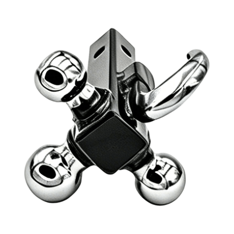 OYTH4 3-Ball Adjustable Chrome Trailer Hitch